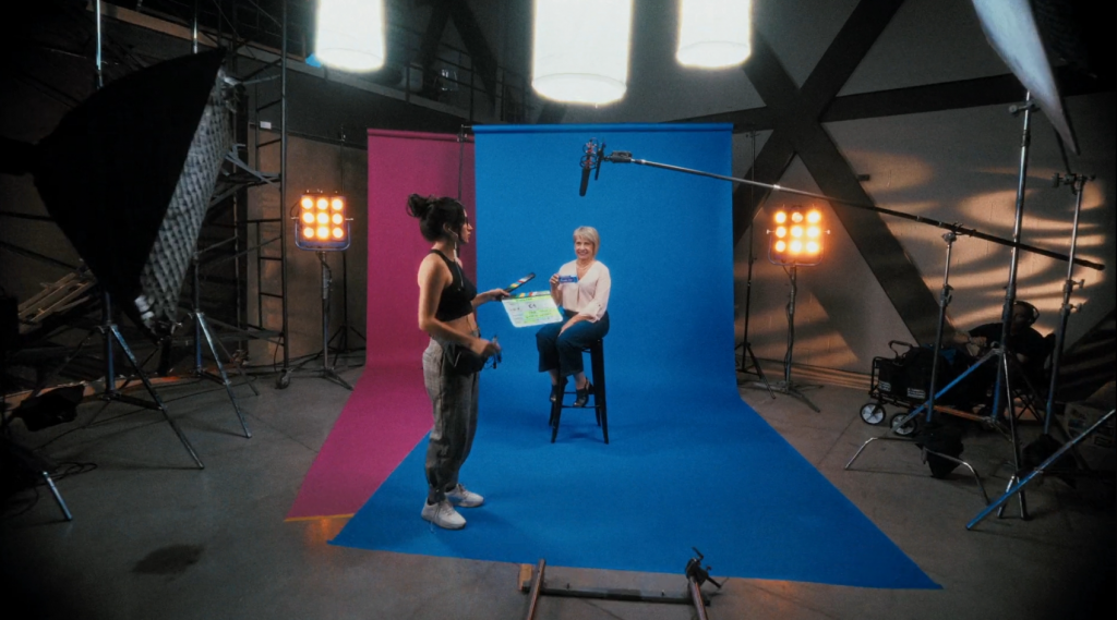 Backstage d'un plateau de tournage