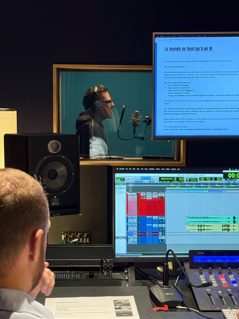 Enregistrement studio VO - Projet Vidéo SETIC & POURTIER